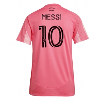 Billige Fotballdrakt Inter Miami Lionel Messi #10 Replika Hjemmedrakt Dame 2025-26 Kortermet